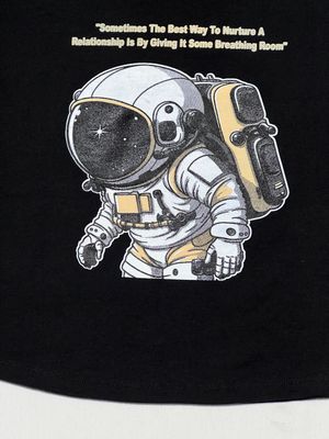 T-Shirt Black Space - negra - Unitalla S|M - Slim Fit
