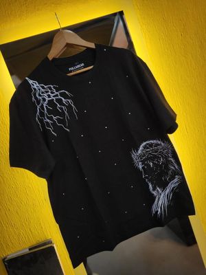 OVERSIZE perlada - Cristo coronado | M y L