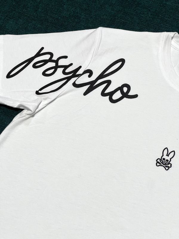 T-Shirt Psycho🐰Bunny - blanca - Unitalla S|M