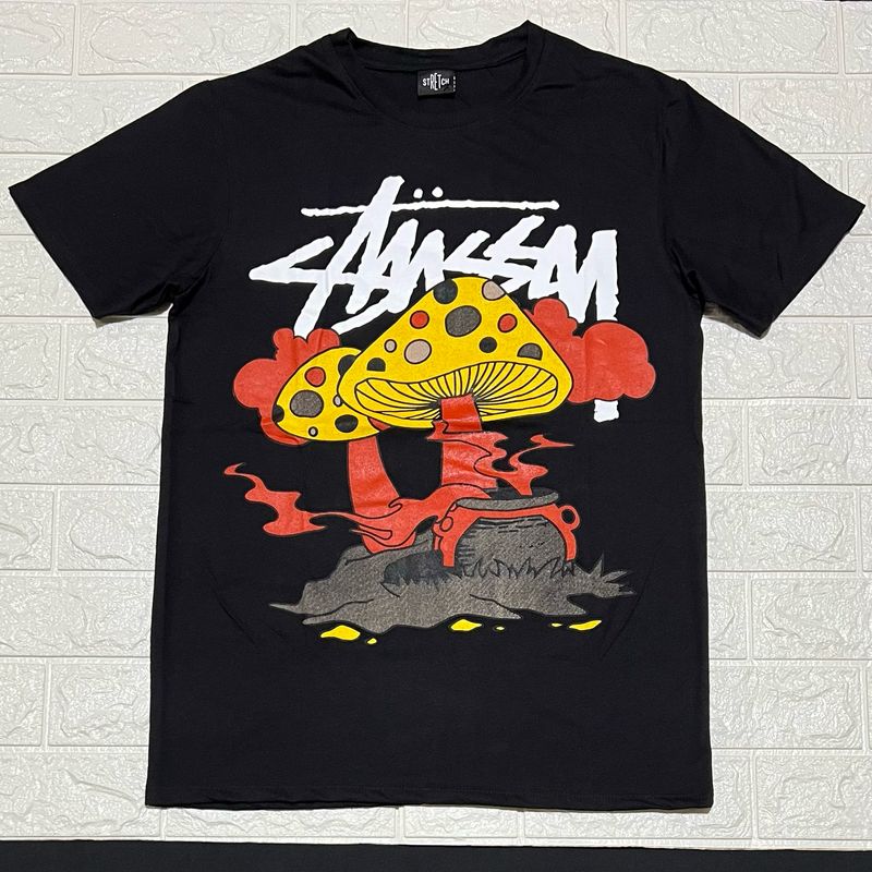 T-Shirt hongos - negra - Unitalla S|M