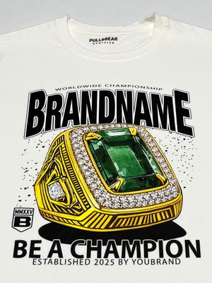 OVERSIZE - Be a Champion - crema | Medium