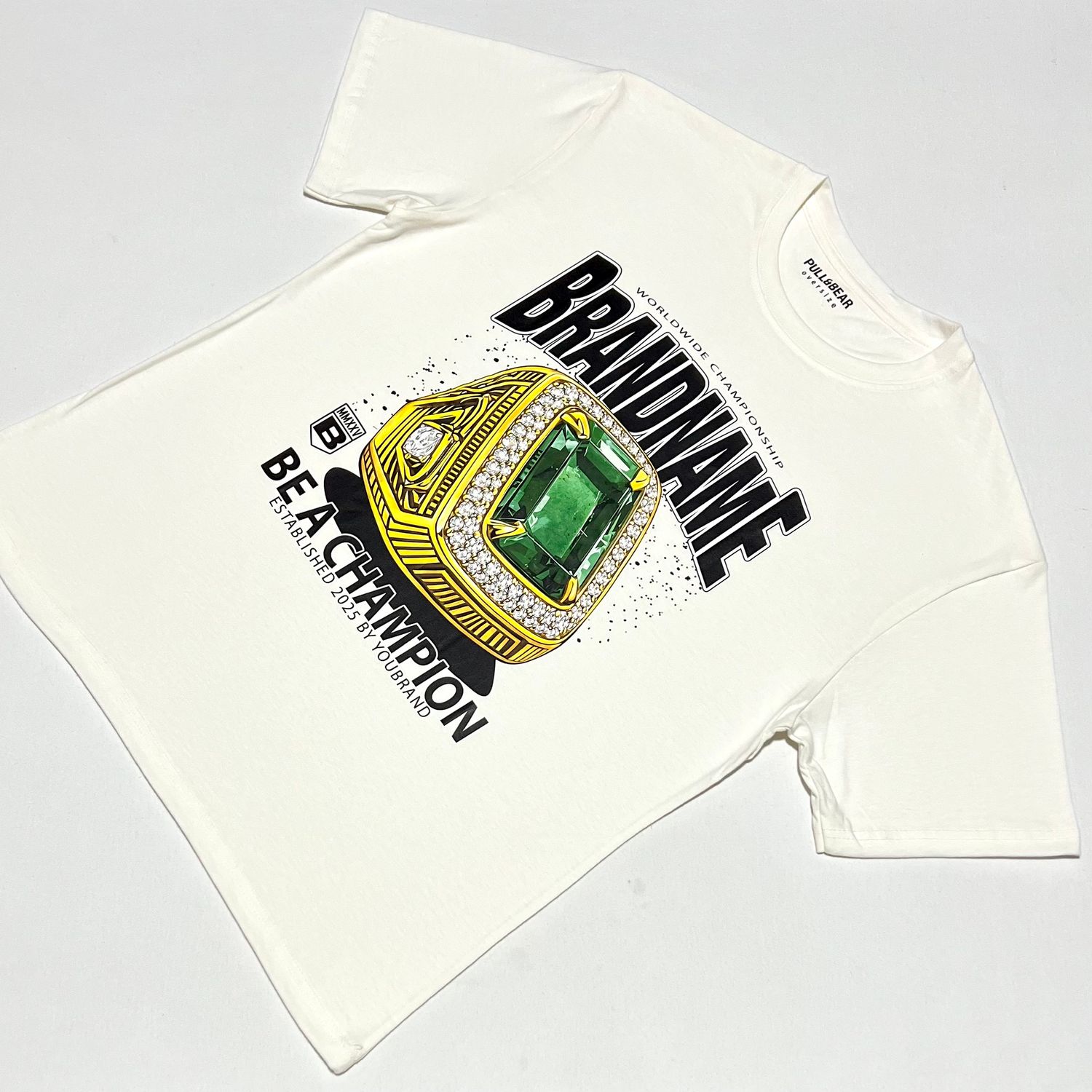 OVERSIZE - Be a Champion - crema | Medium