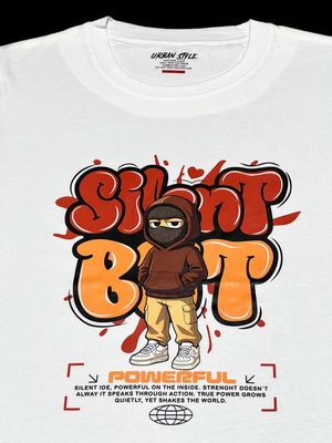T-Shirt Powerful - blanca - Unitalla S|M Slim Fit