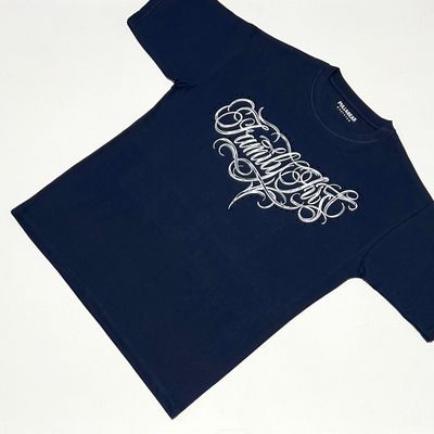OVERSIZE perlada - family first - azul | Medium