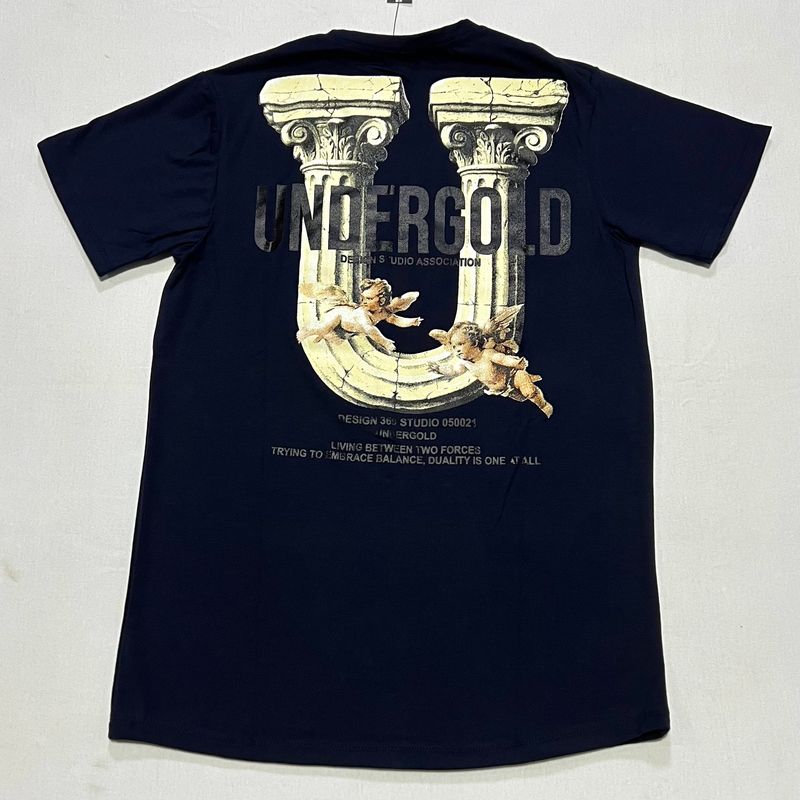 T-Shirt undergold - azul - Small