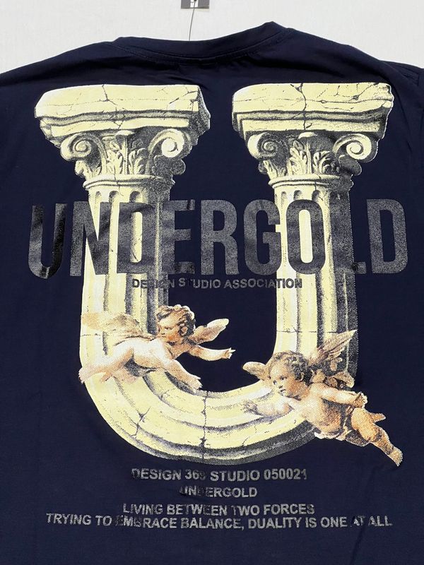 T-Shirt undergold - azul - Small