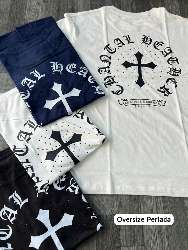 OVERSIZE perlada - Cruz | Medium