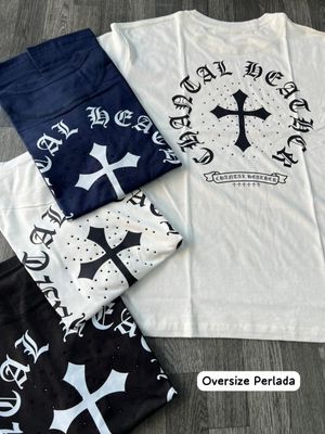OVERSIZE perlada - Cruz | Medium