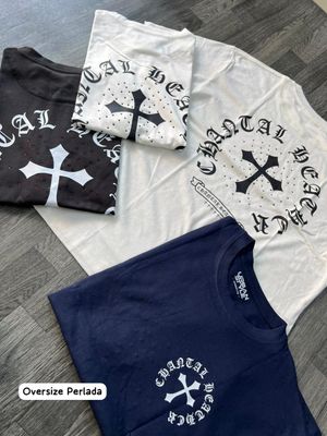 OVERSIZE perlada - Cruz | Medium