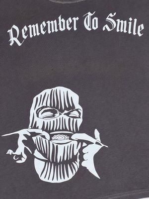 OVERSIZE - Remember to smile - gris | Medium