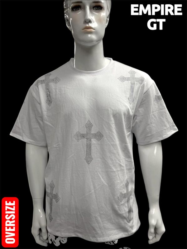 OVERSIZE St - Cruz diamantada | M L