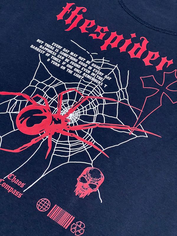 OVERSIZE - The Spider - azul | Medium