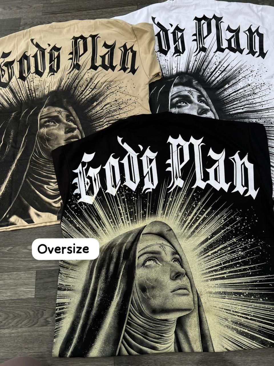 OVERSIZE - Monja God's Plan | M L