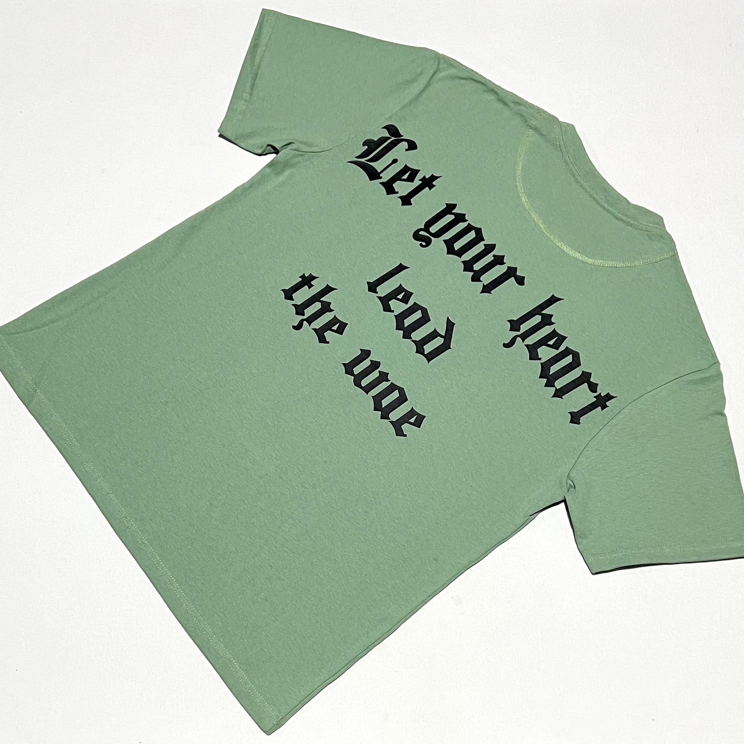 OVERSIZE - Heart - verde | Medium