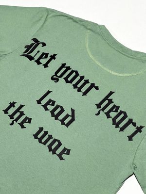 OVERSIZE - Heart - verde | Medium