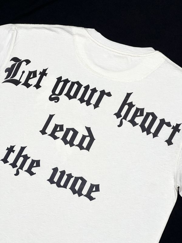 OVERSIZE - Heart - blanca | M