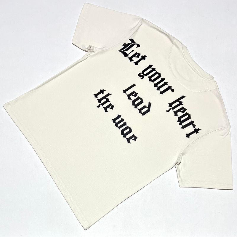 OVERSIZE - Heart - beige | S M