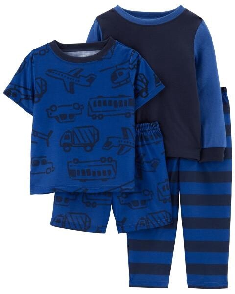 4Pc Poly Cars Toddler Pajamas