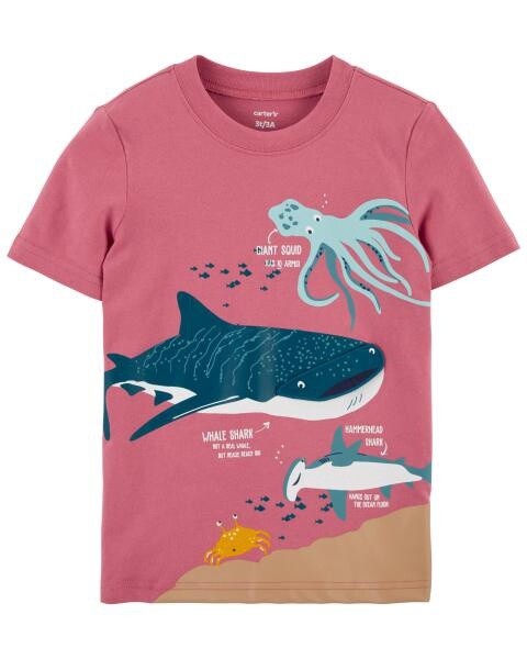 Mauve Sea Animal Tee Baby