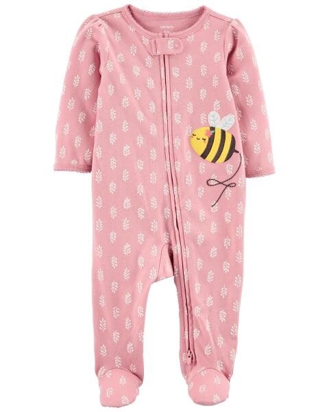 Pink Bee Babygrow