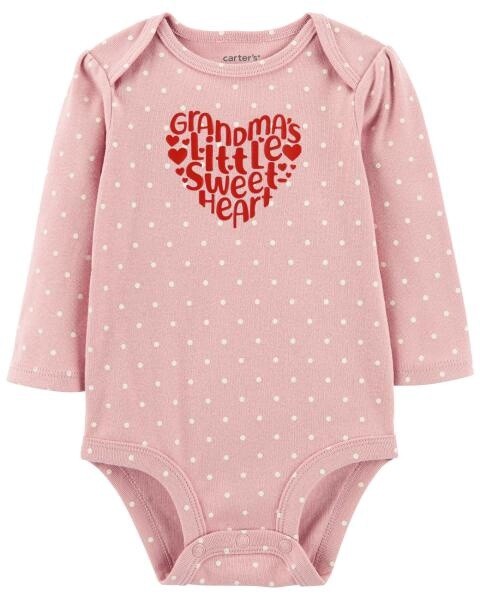 Grandma&#39;s Little Sweat heart Bodysuit