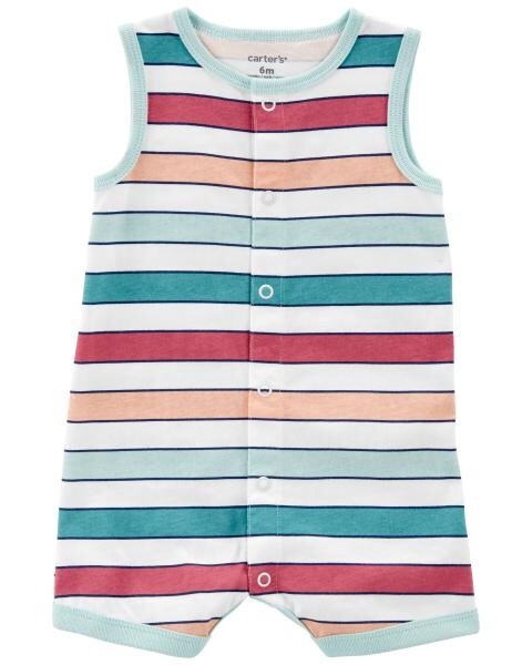 MultiStripe Romper