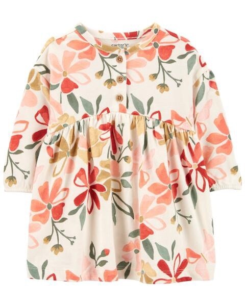 Dress Multi Floral Orange