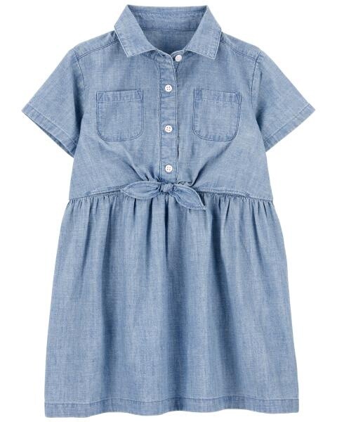 Chambray Shirt Dress Toddler