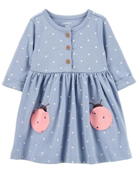 Baby Ladybug Jersey Dress