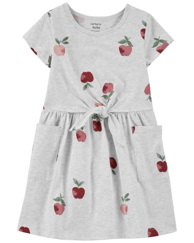 Apple Pocket Jersey Dress