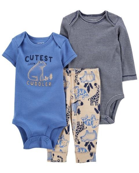 Baby 3-Piece Animals Little Character Set