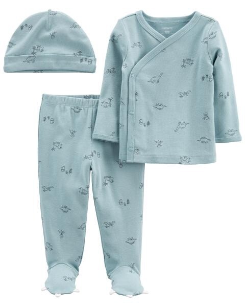3-Piece Take-Me-Home Set, COLOUR: Blue, SIZE: 3months