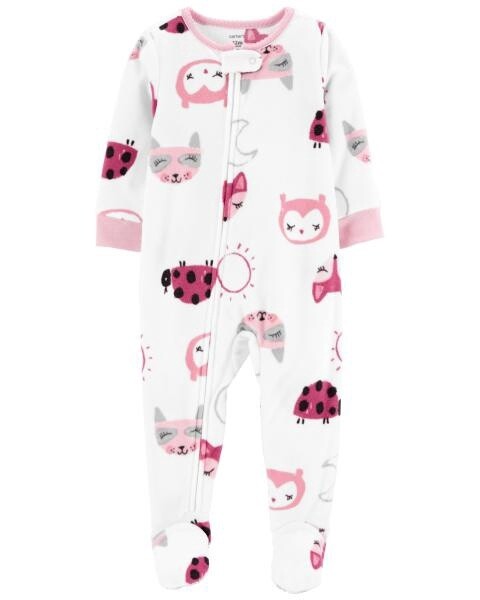 Baby 1-Piece Ladybug Loose Fit Footie Babygrow