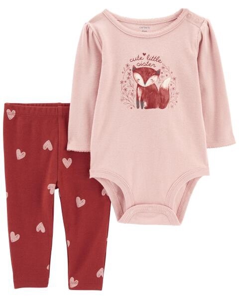 Fox Sister Heart Set