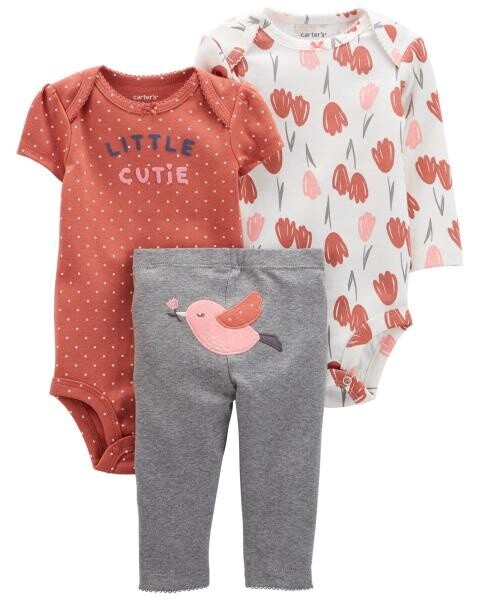 3-Piece Bird Little Character Set, SIZE: Prem