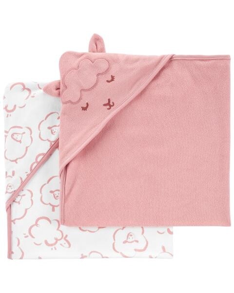 2 Pack Bath Towel Pink