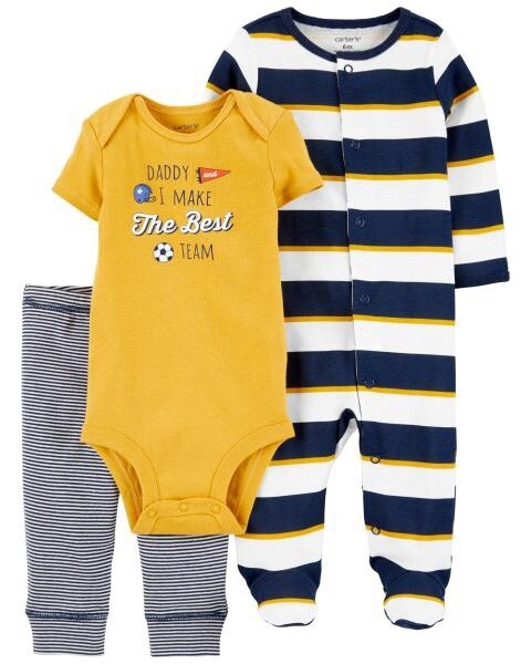 3-Piece Soccer Sleep &amp; Play &amp; Pant Set, SIZE: Prem