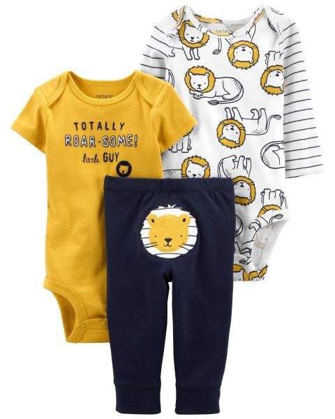 Baby 3-Piece Lion Little Character Set, SIZE: 12months