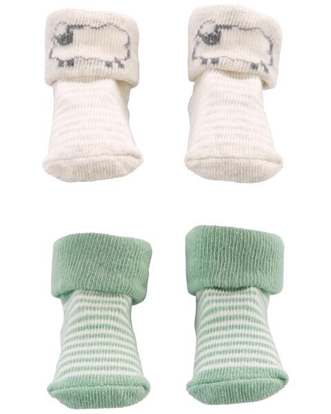 Keepsake Socks, THEME: Lamb, SIZE: Newborn