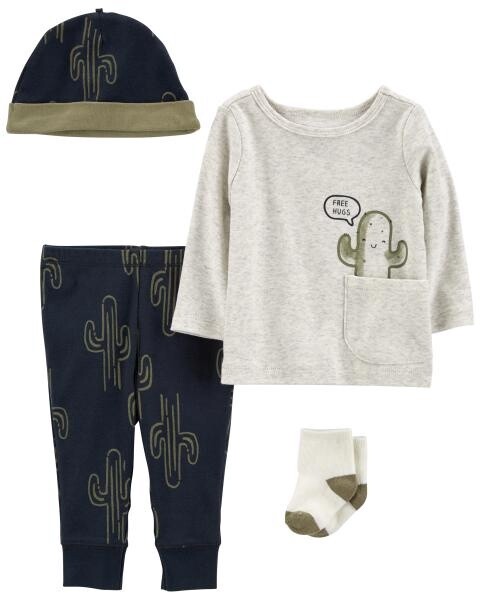 Baby 4-Piece Cactus Outfit Set