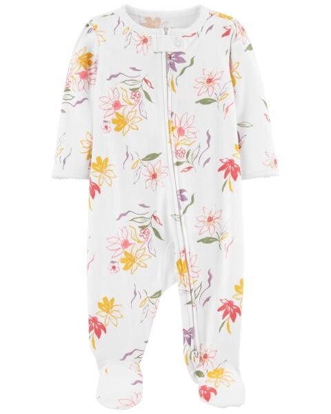 Textured Flower Babygrow