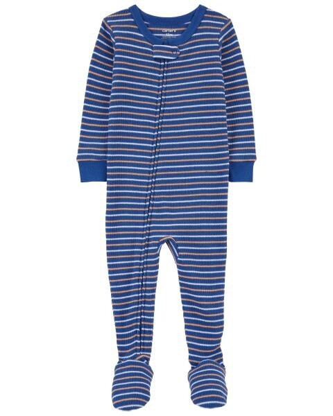 Blue Stripe Babygrow