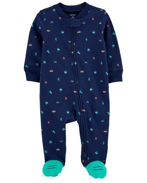 Dino Footed Babygrow
