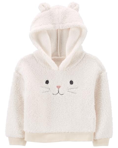 Warm Cream Bunny Hoodie