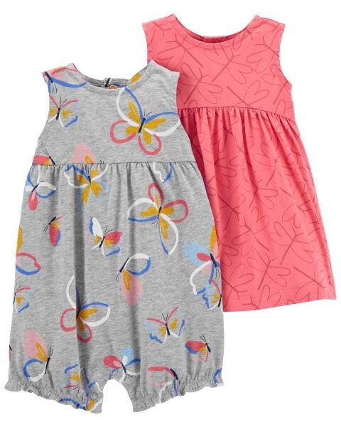 2 Pack Romper &amp; Dress Set