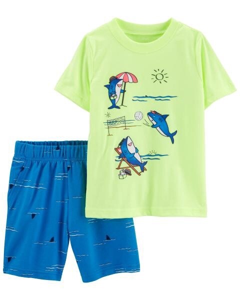 2 Piece Shark Tee &amp; Pant Set