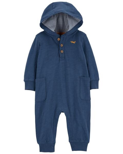 1 Piece Blue Hood Winter
