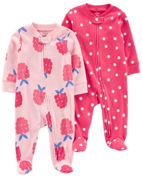 2 Pack One Piece Pink Raspberry