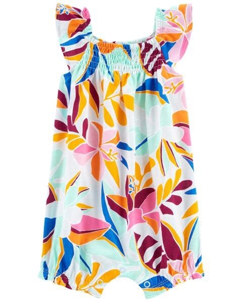 1 Piece MultiFloral Romper