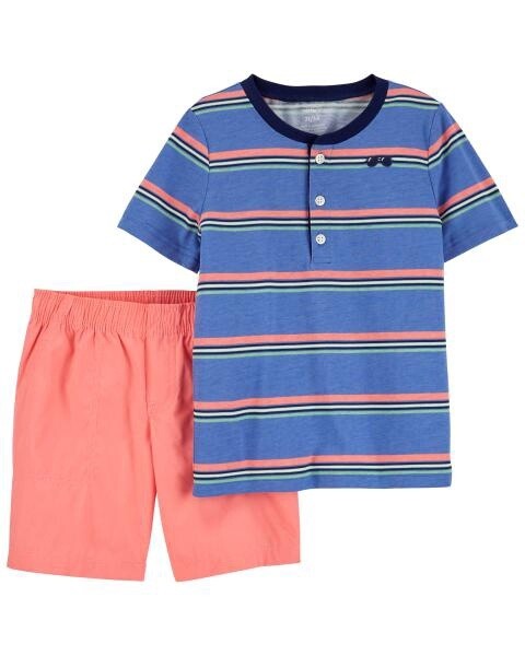 2 Piece Toddler Jersey Tee &amp; Short Set